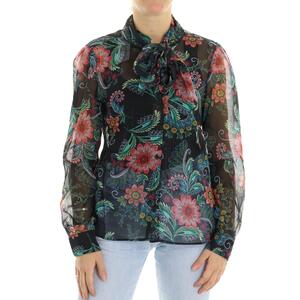 CAMICIA FLOWER NERO